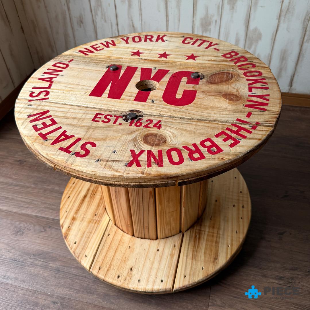 ケーブルドラム 電線ドラム テーブル アメリカン NYC-B 【受注製作】 ケーブルドラム 電線ドラム テーブル アメリカン NYC-B 【受注製作