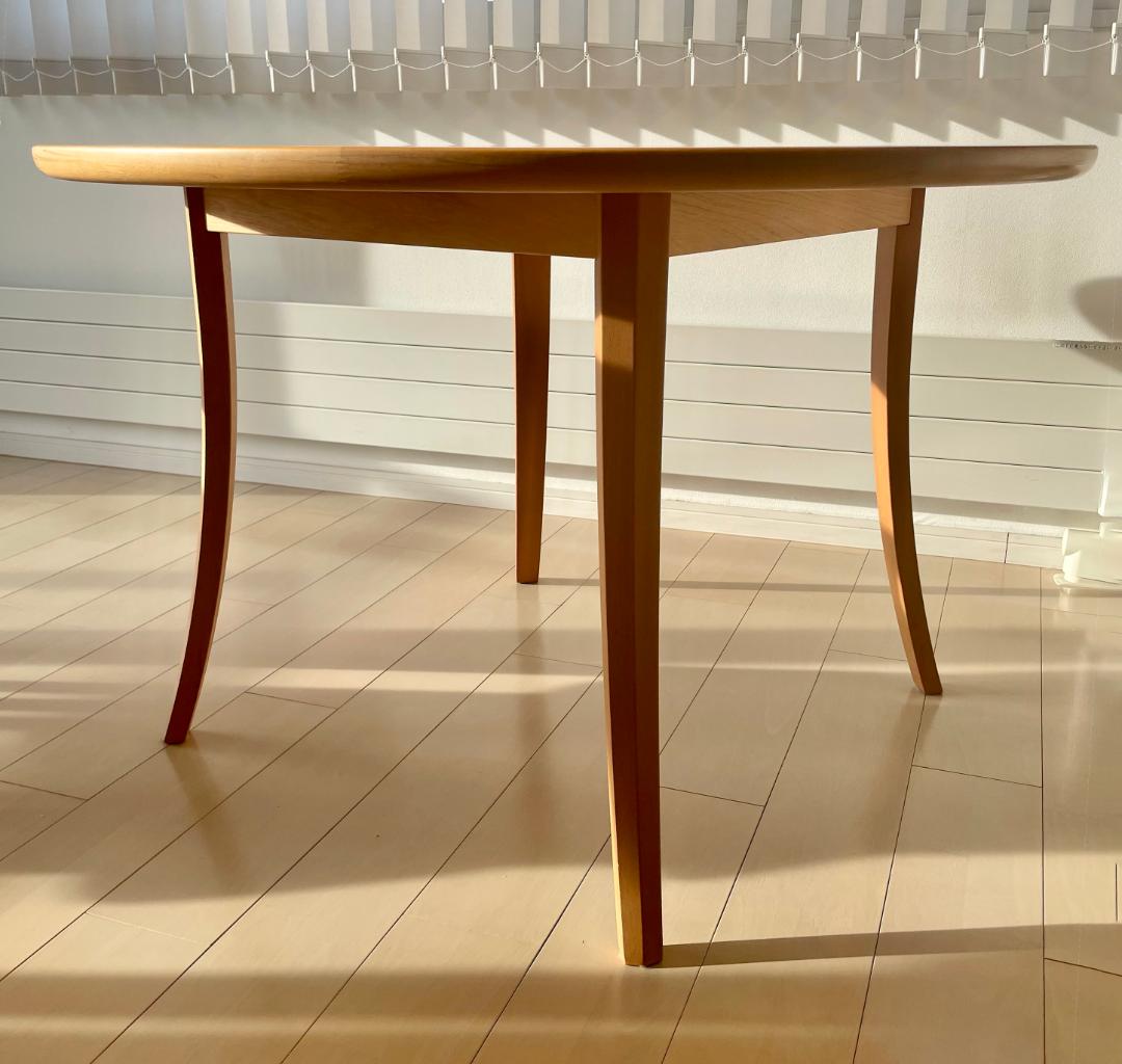 旭川家具 カンディハウス ルントオム（木製丸テーブル）