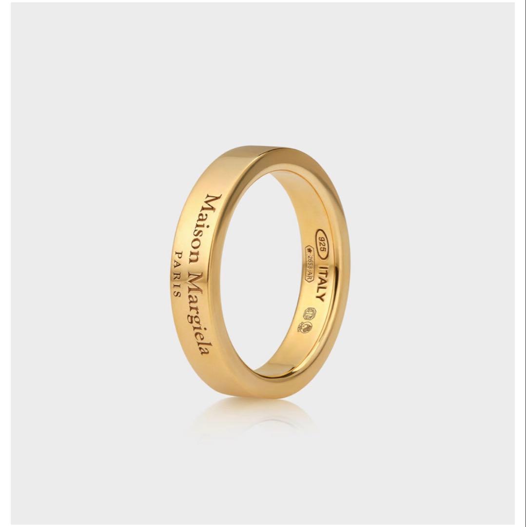 Maison Margiela ロゴリング 950ゴールド