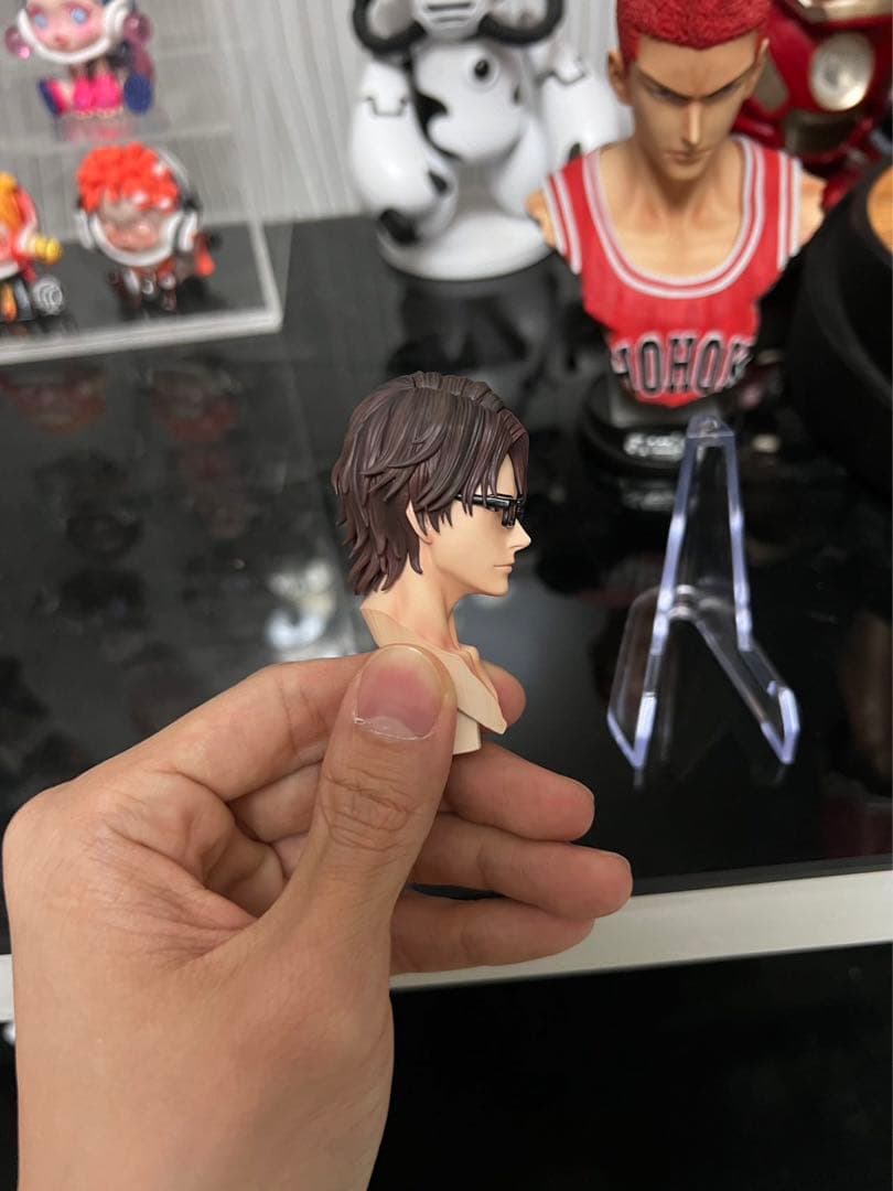 BLEACH 黒衣少年図 藍染惣右介 ガレージキット ガレキ スタチュー①⑨