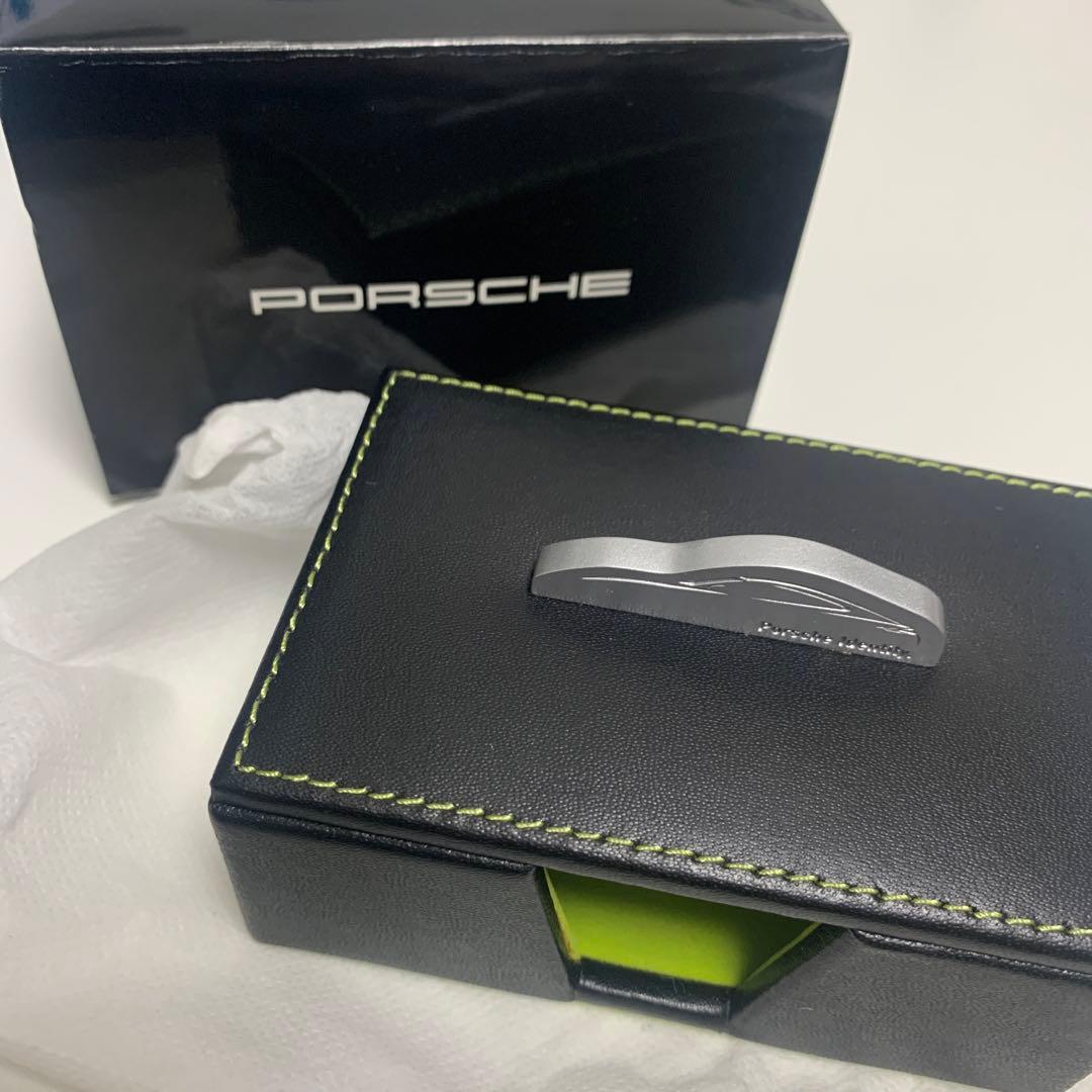 ポルシェオリジナルネームカード・ストック（レザー製） レザーネーム