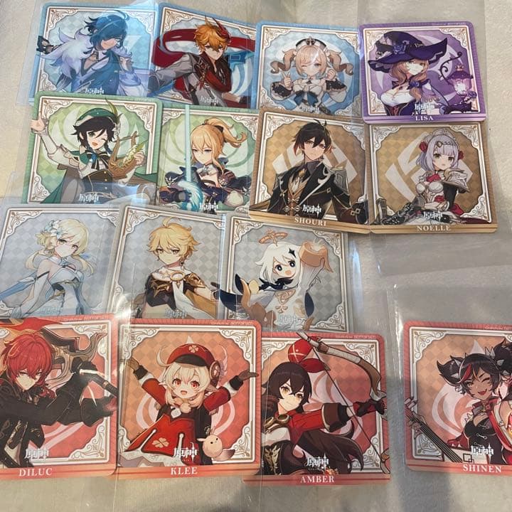 原神 原神焼き セガ gigo コラボ たい焼き コースター コンプリート