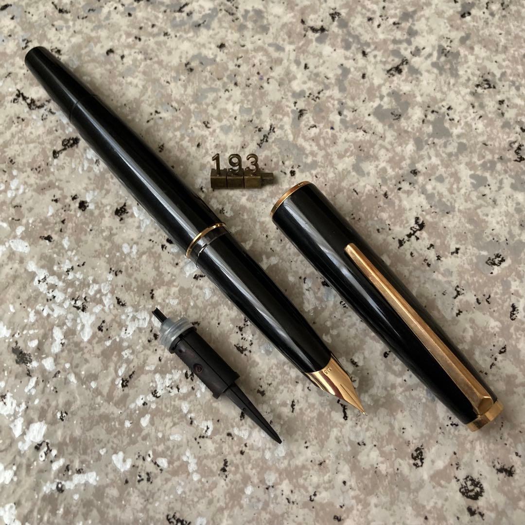 193 オーバーホール済み 万年筆 モンブラン MONTBLANC 14k - メルカリ