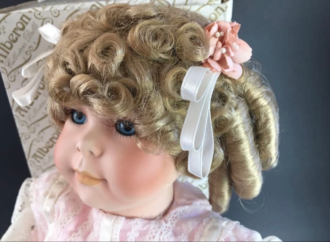 英国ヴィンテージ Alberonアルベロン社 ビスクドール 身長約53cm