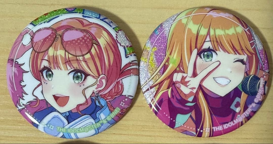 学マス】学園アイドルマスター ミラクルナナウ グリッター缶バッジ