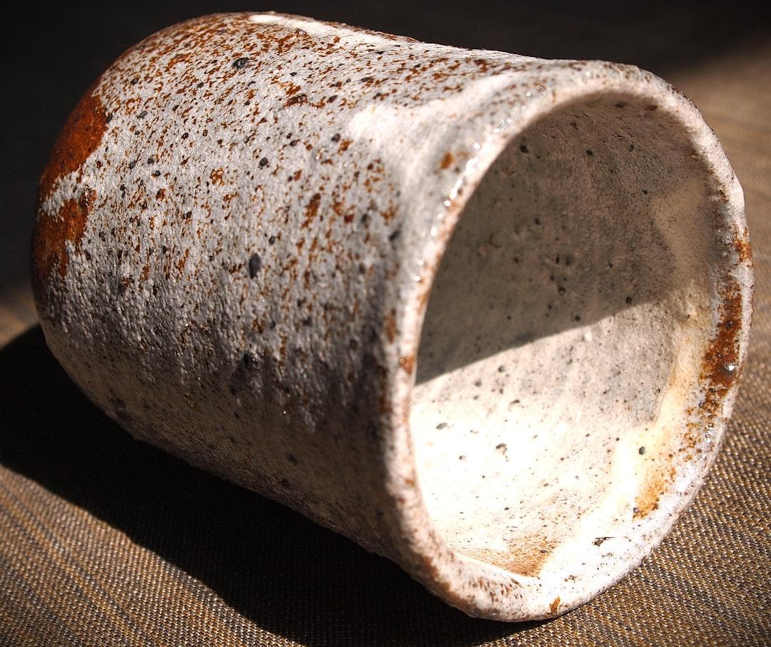 人気作家★中川恭平【師＆父：中川自然坊】★粉引唐津湯のみB