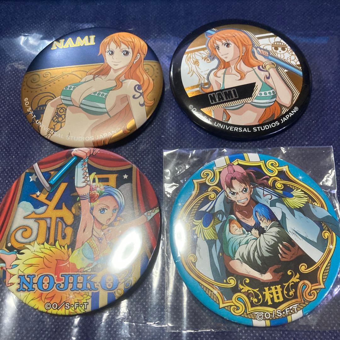 ONE PIECE 缶バッジ 輩缶バッジ USJ 限定 缶バッジ ナミ セット - メルカリ