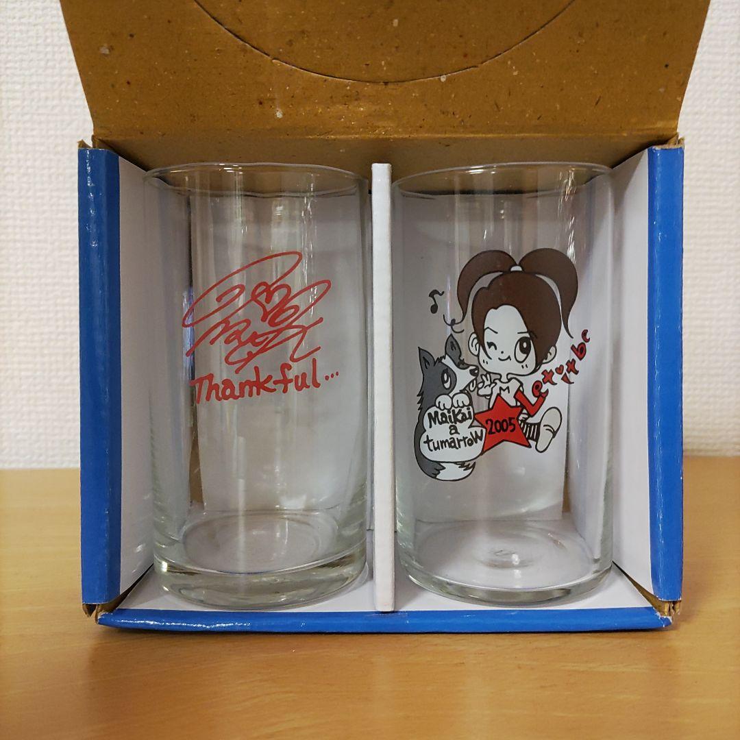 サイン入り希少☆倉木麻衣Mai Kai a tumarrow 2005ペアグラス - メルカリ