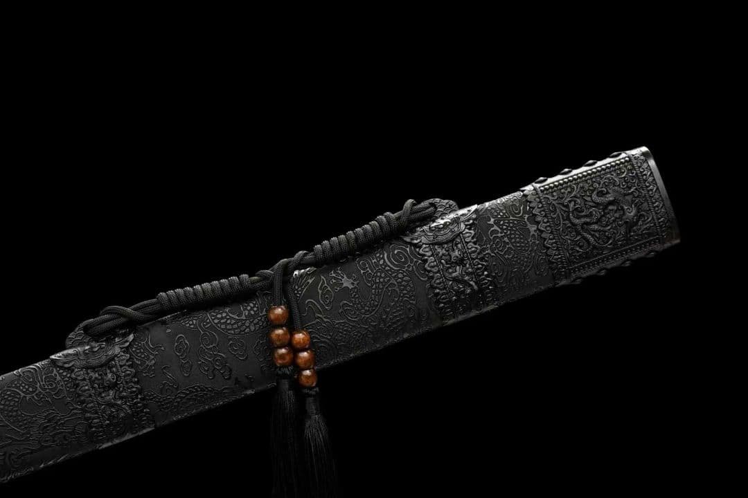 【戦竜康煕刀】古兵器 刀装具 日本刀　模造刀 居合刀 武士道 鑑賞用 美術刀