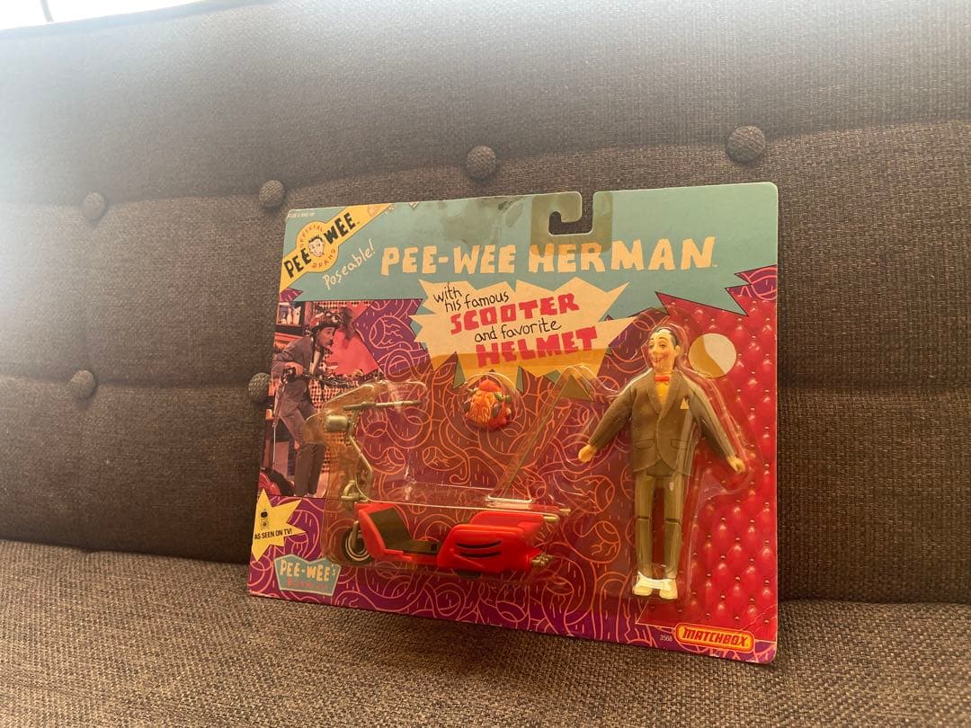 Pee-wee Herman フィギュアとスクーターセット　激レア　ヴィンテージ Pee-wee Herman フィギュアとスクーターセット 激レア ヴィンテージ