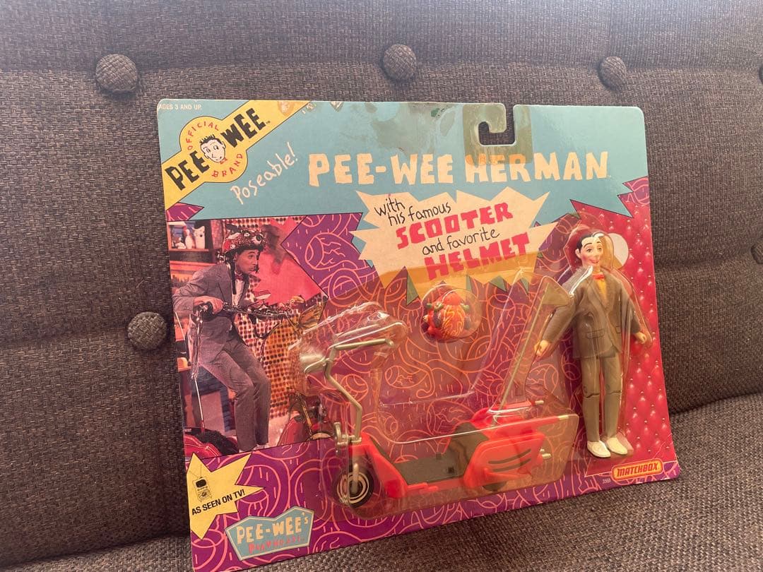 Pee-wee Herman フィギュアとスクーターセット 激レア ヴィンテージ