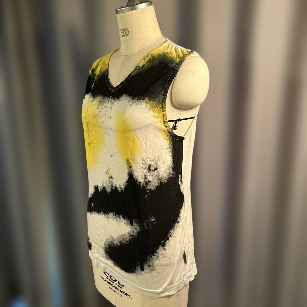 初期タグ本人期ALEXANDER MCQUEEN Vネックノースリーブ 初期タグ本人期