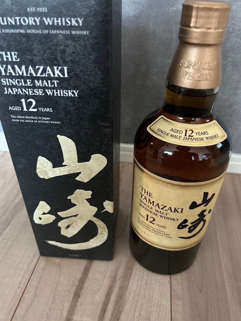 新品 未開封】サントリー 山崎シングルモルト 12年 ウイスキー【 箱付き】