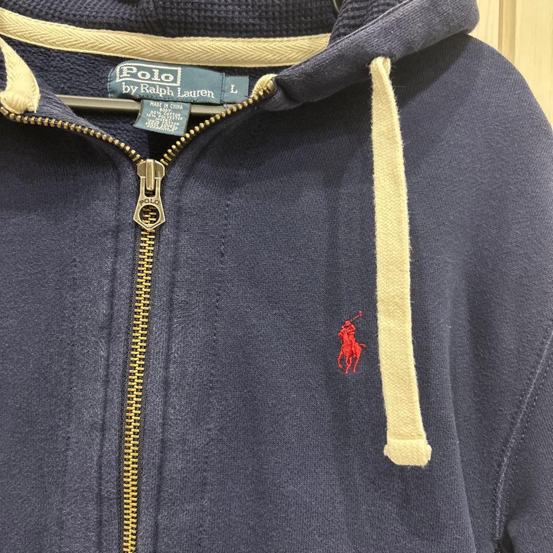 Polo by Ralph Lauren ネイビー パーカー L