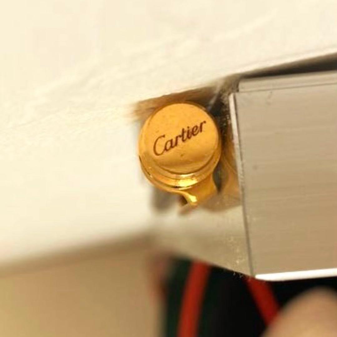 カルティエ Cartier ボールペン シルバー×ゴールド
