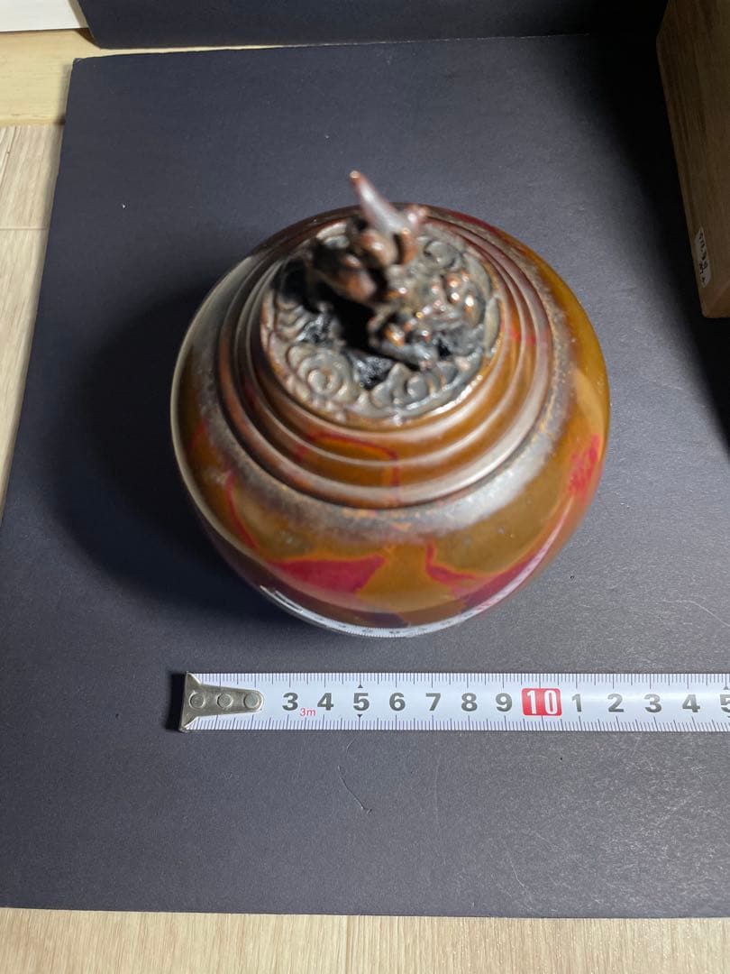 松美堂　高岡銅器　伝統工芸品　夏目型香炉