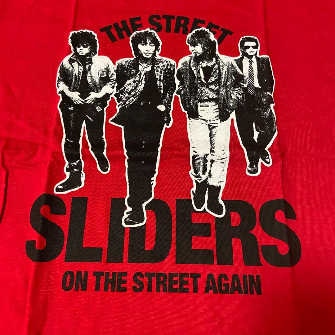 新品未着用】THE STREET SLIDERS 爆オン TEE 赤 Lサイズ - メルカリ