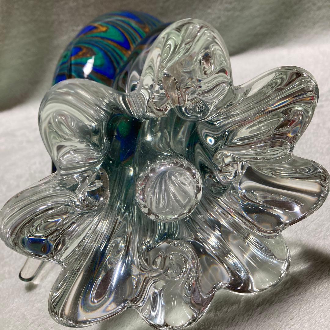 ガラス製 オウム