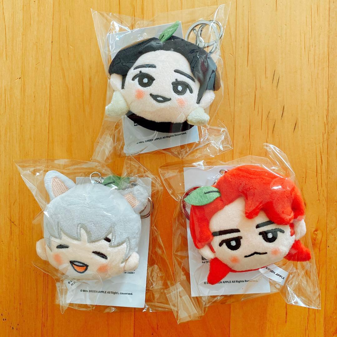 Mrs.GreenApple ミセス韓国ソウルコン プラッシュキーリング3セット