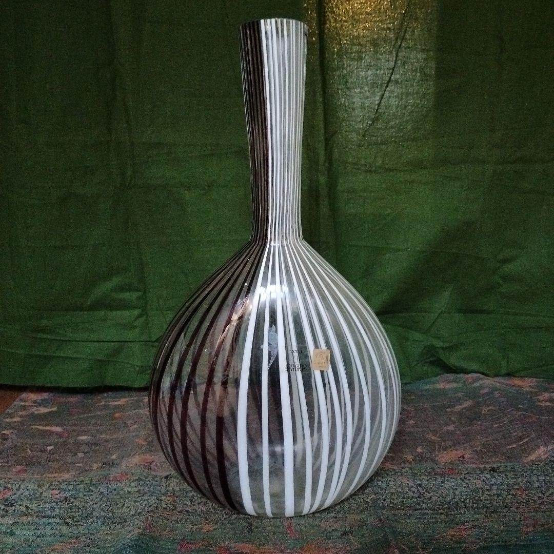 イタリア ヴェネツィアムラーノ島 ザネッティ社 花瓶 最終価格