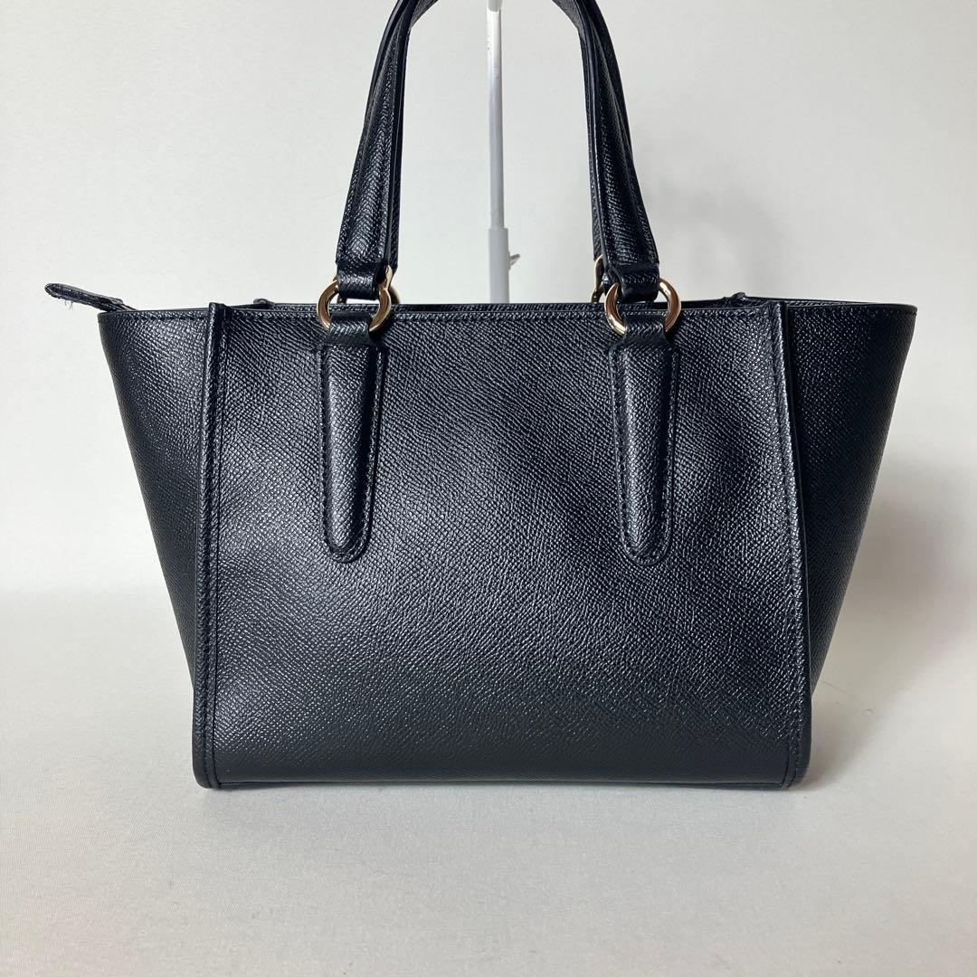 2510-345｜美品｜コーチ ハンドバッグ レザー ブラック コーチ