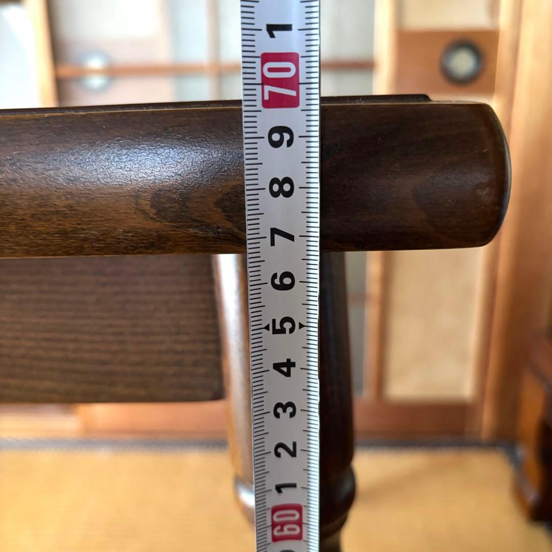 木製ダイニングテーブル アンティーク　昭和レトロ