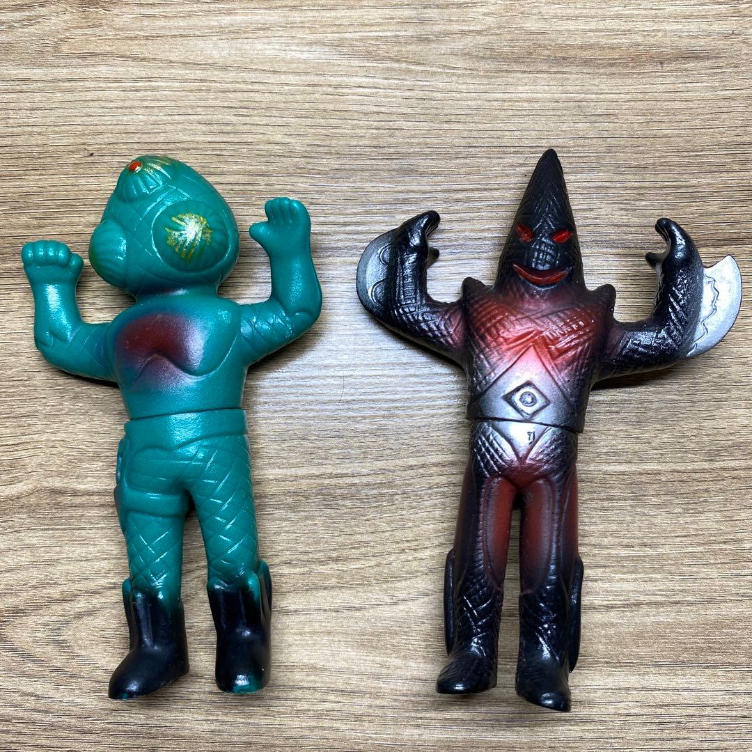 当時物 中嶋製作所 アストロミュー5 バドー星人 フィギュア 亀マーク