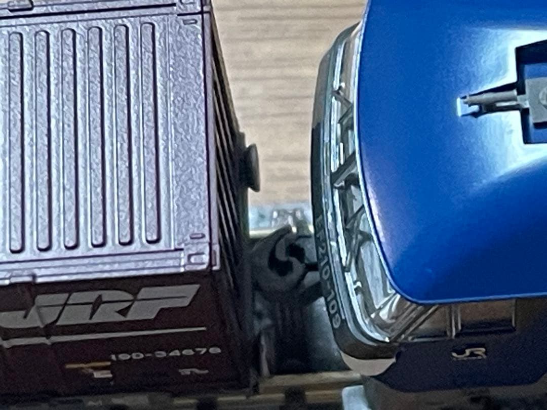 貨物列車 62レ EF210型機関車とコンテナ車両セット