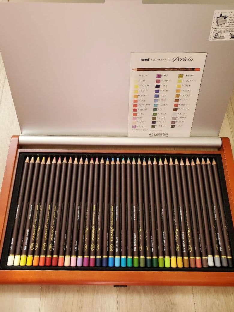 uni Pericia 油性色鉛筆 36色セット