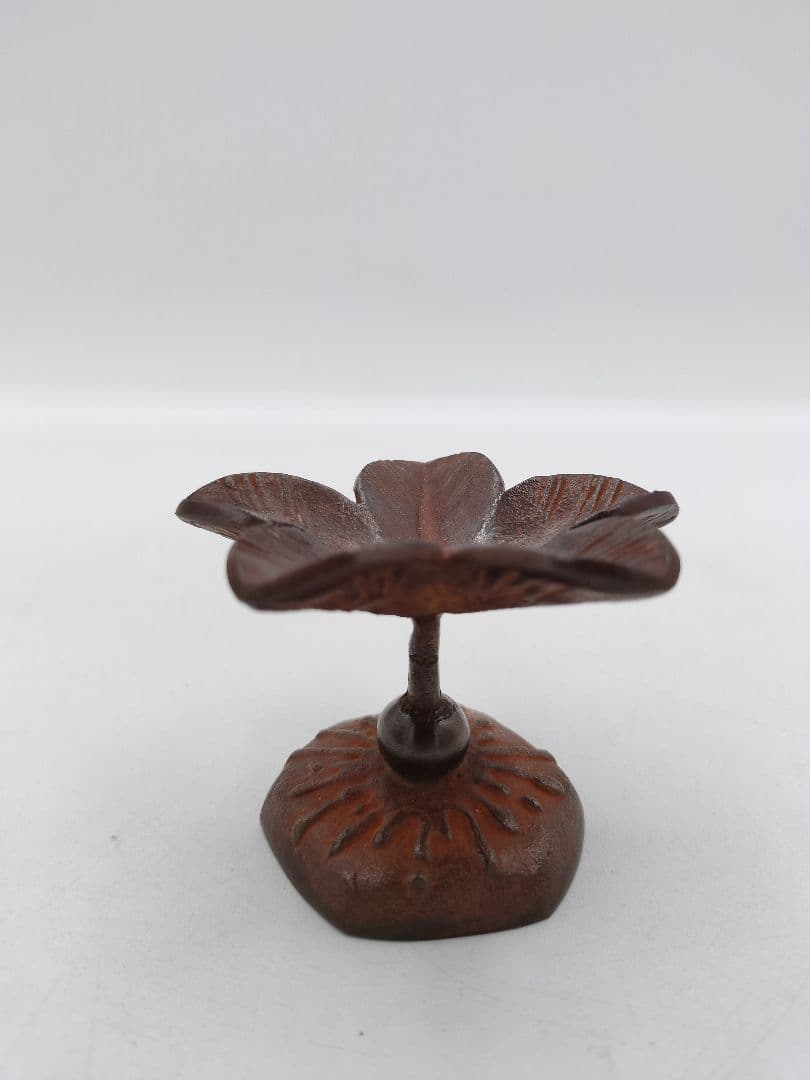 c289 蓋置 唐銅 突羽根 唐光 木箱 茶道具 古物