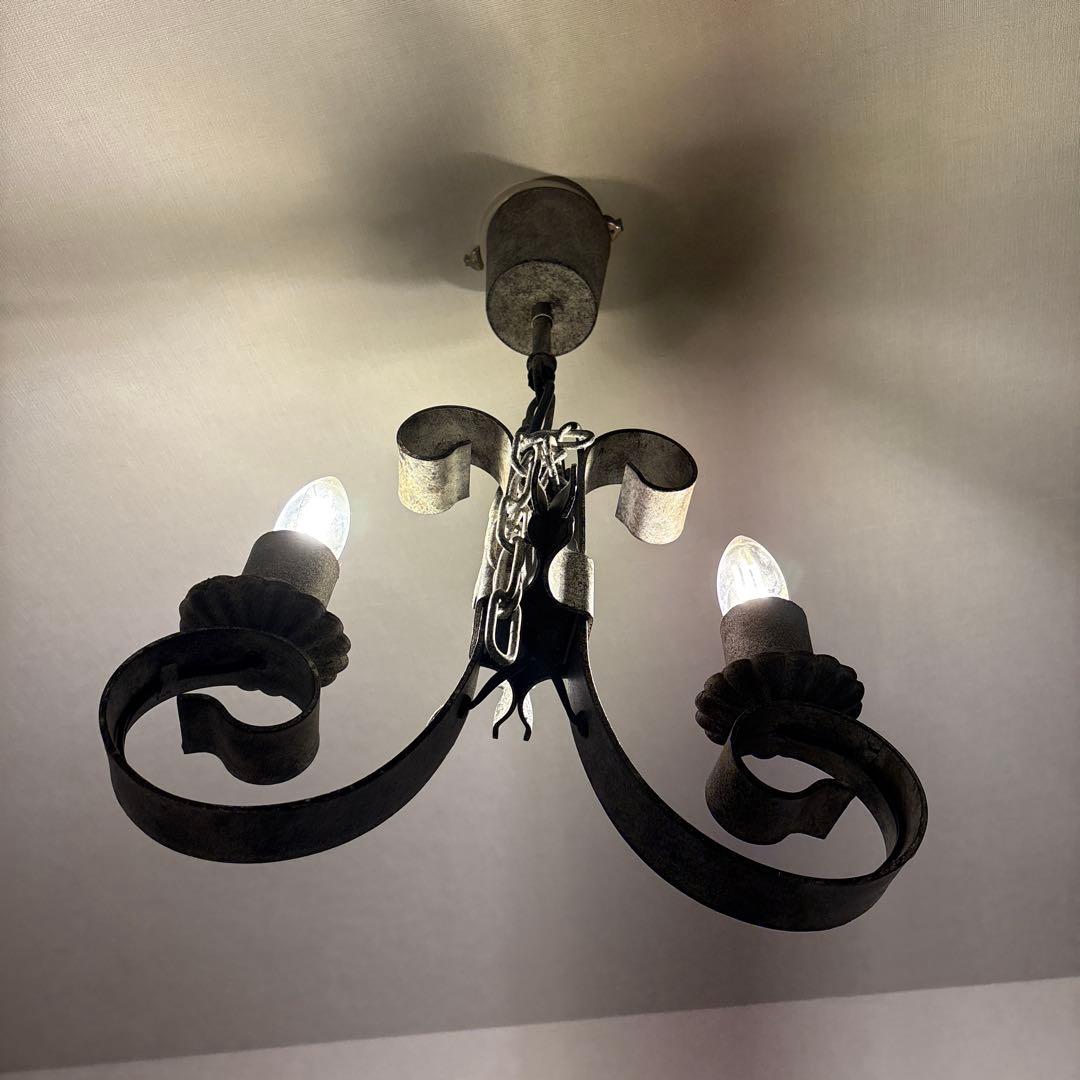 イタリア製 ヴィンテージ 8灯 シャンデリア