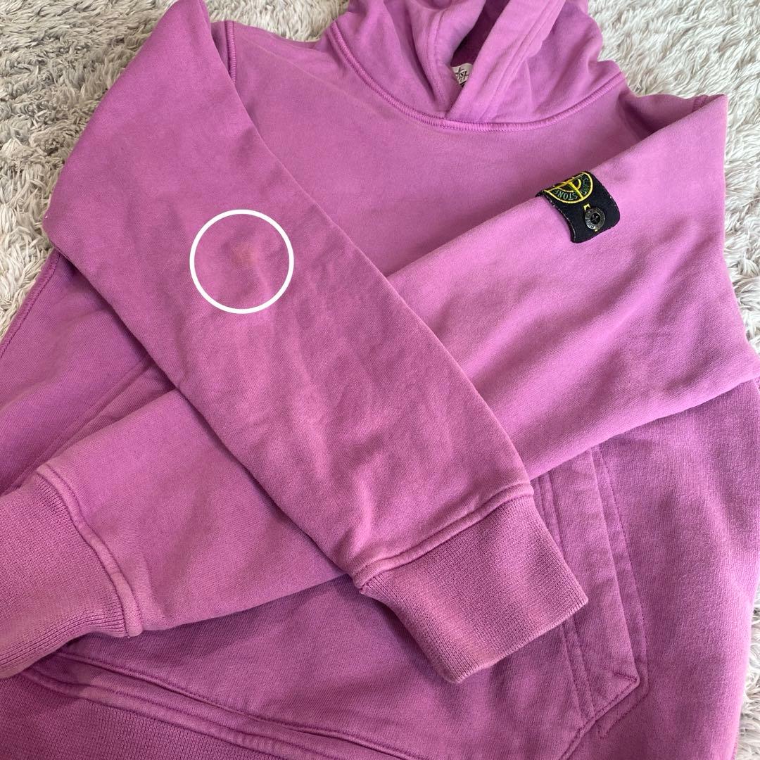 STONE ILAND パーカー　キッズ140cm グレイッシュパープル