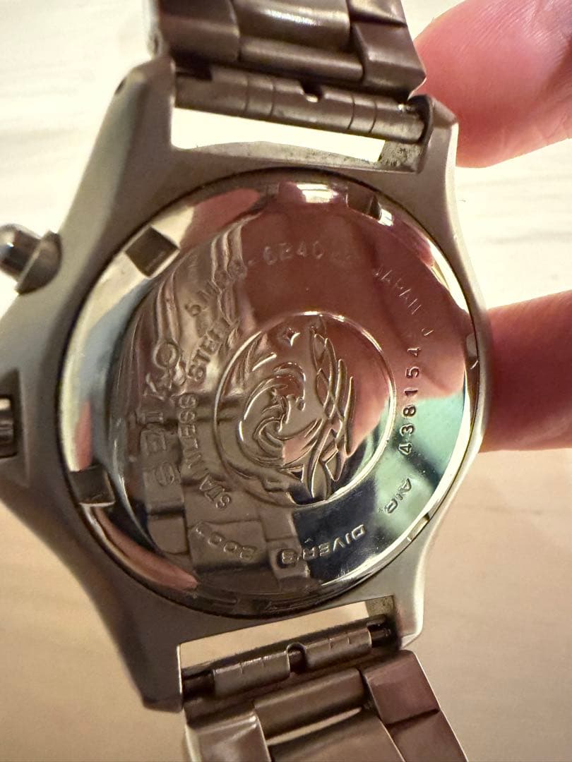 セイコー AGS ダイバー 200m 5M23 オレンジ