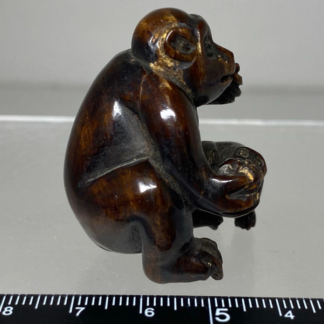 時代 木彫 猿 根付 20g 東N7-0929ア㉟ - メルカリ