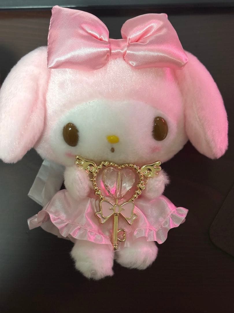 マイメロディ ぬいぐるみ チャーム 鍵 バッグチャーム パステル マスコット