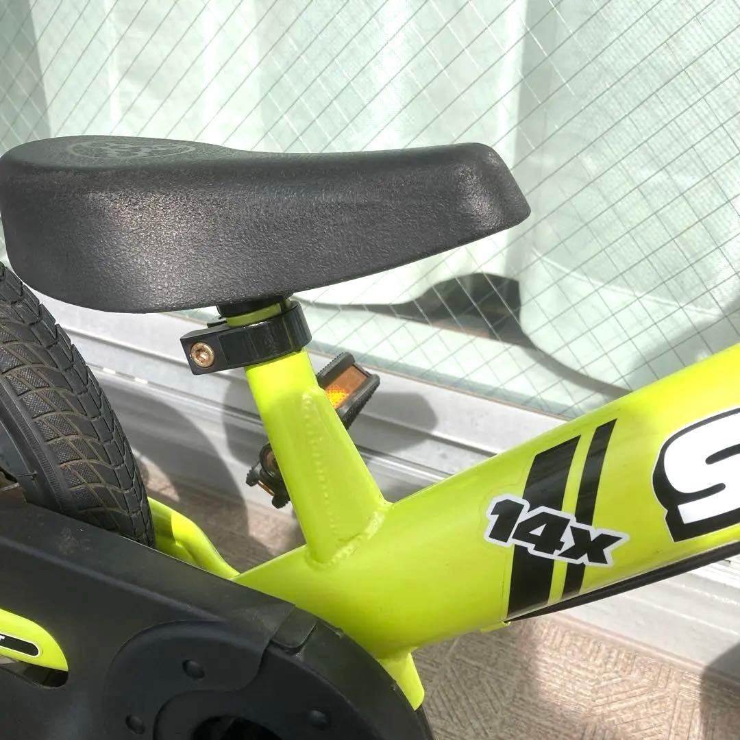 STRIDER ストライダー 14x ライムイエロー 付属品あり