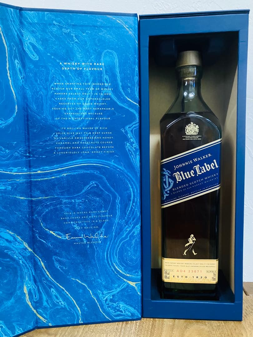 ジョニー・ウォーカー ブルーラベル 750ml - メルカリ