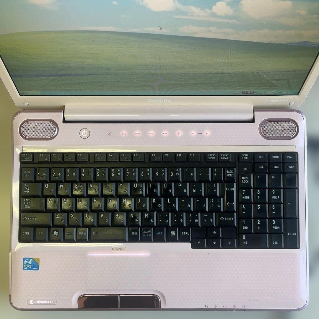 ☆訳有美品☆Windows XP☆ブルーレイ付16インチワイド大画面ノート