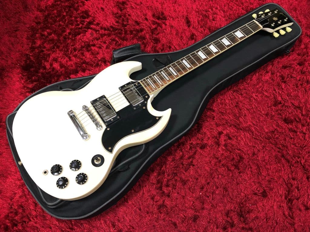 グレコSGスタイル エレキギター ブラック ジャンク扱い greco SG MODEL