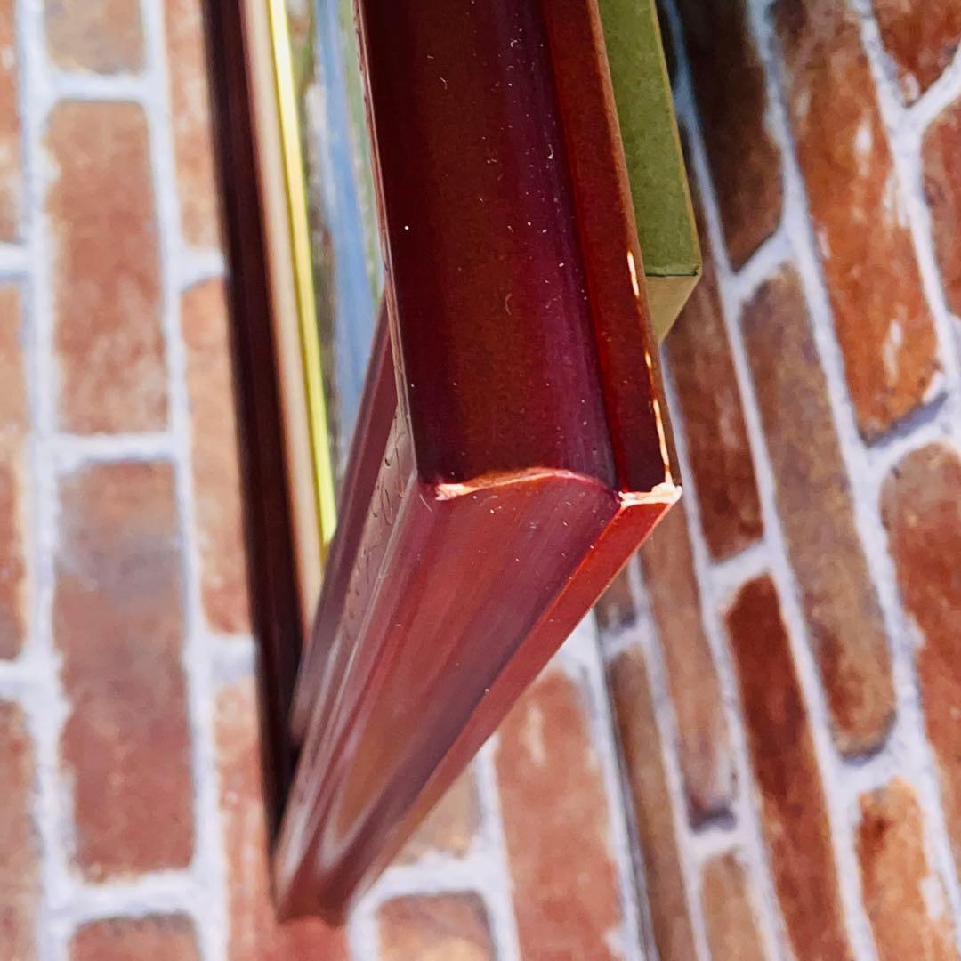 【薩摩富士 ・ 開聞岳 の風景画 】油絵 原画 F6 額縁付 ガラスあり