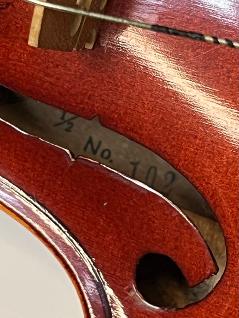 SUZUKI no.102 1/2 バイオリン 1967製 ケース付き 日本製