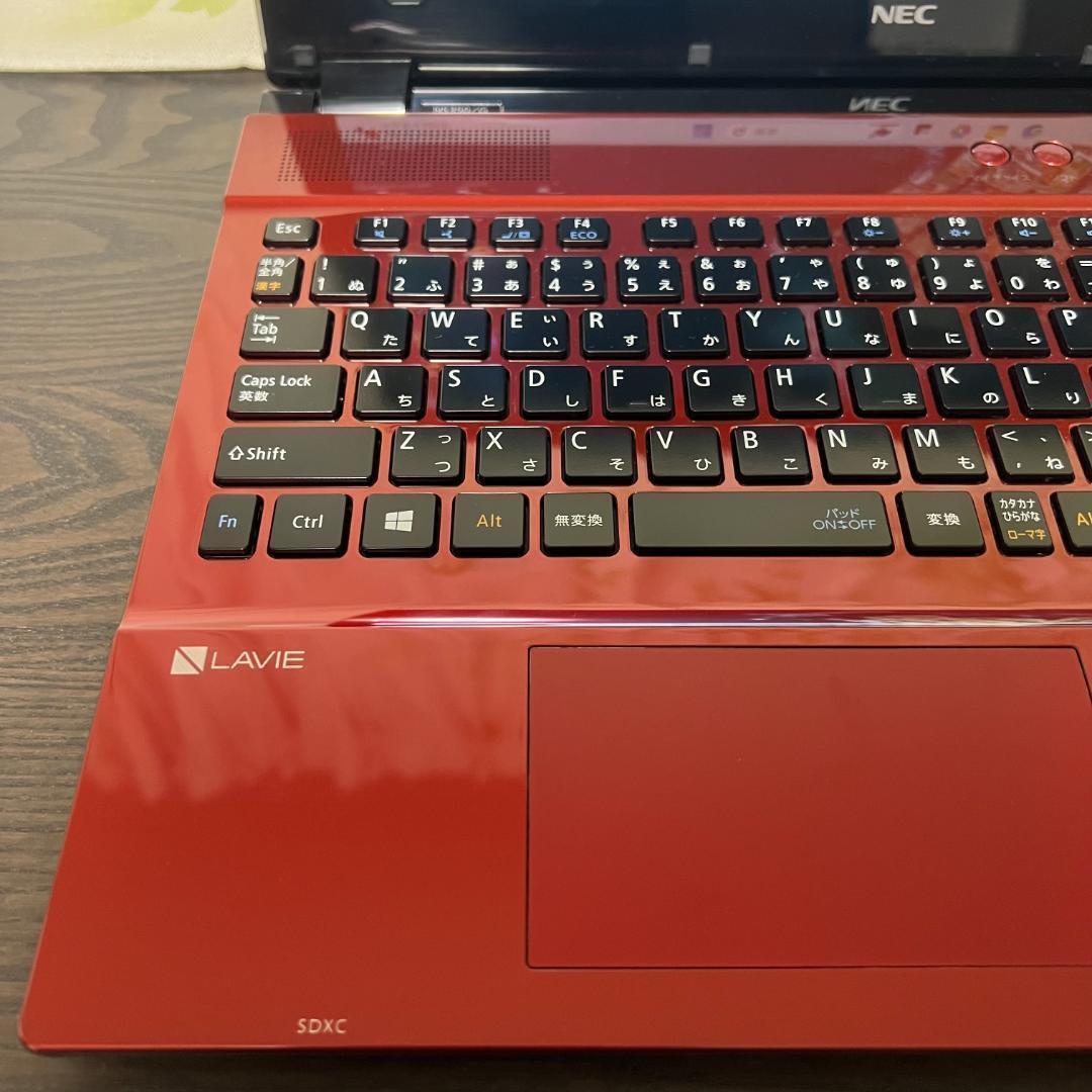 NEC LAVIE✨SSD256GB☆メモリ8GB☆Core i3☆レッド - メルカリ