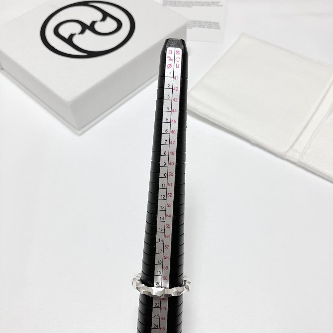 新品 62 All Blues シルバーリング 銀 指輪 カフ 岩 18200