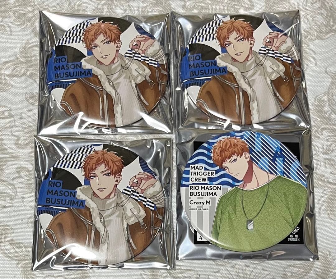 ヒプマイ 毒島メイソン理鶯 EW03 EW04 缶バッジ | Shop at Mercari