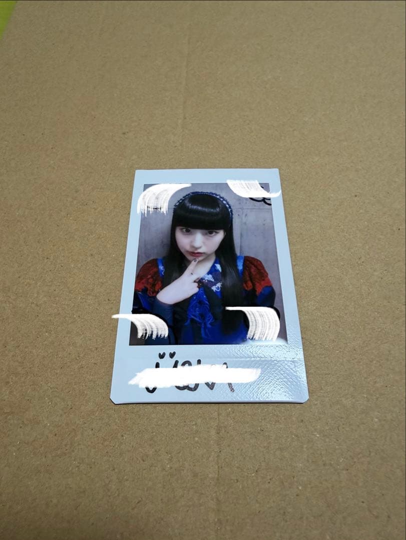 ファントムシータ 直筆サイン入りチェキ 百花 ファントムシータ 怪忌蝶寫眞集 Maze EP.0 百花 チェキ サイン