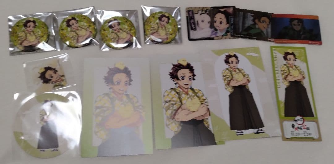 竈門炭治郎セット 缶バッジステッカーカード ぱしゃこれ 東武動物公園