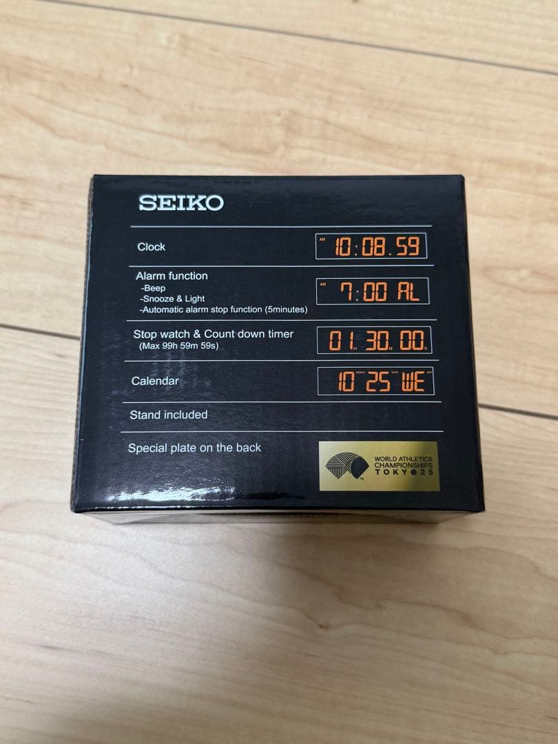 完売品SEIKO デジタル置時計 ゴールド 2025個限定 完売品SEIKO