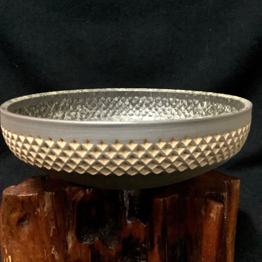 秩父椿森窯　大田　至(造) 『押文　五寸・六寸　組鉢』　他　8点お纏め