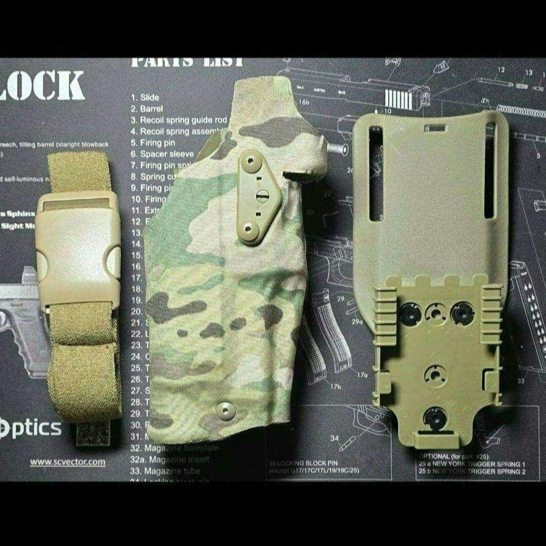 サファリランド レプリカ ホルスター マルチカム 右用 サファリランド