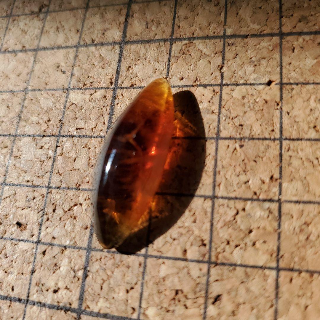 希少 ロシア産 ブラウンクォーツ ルース 磨き カボション 鉱物標本